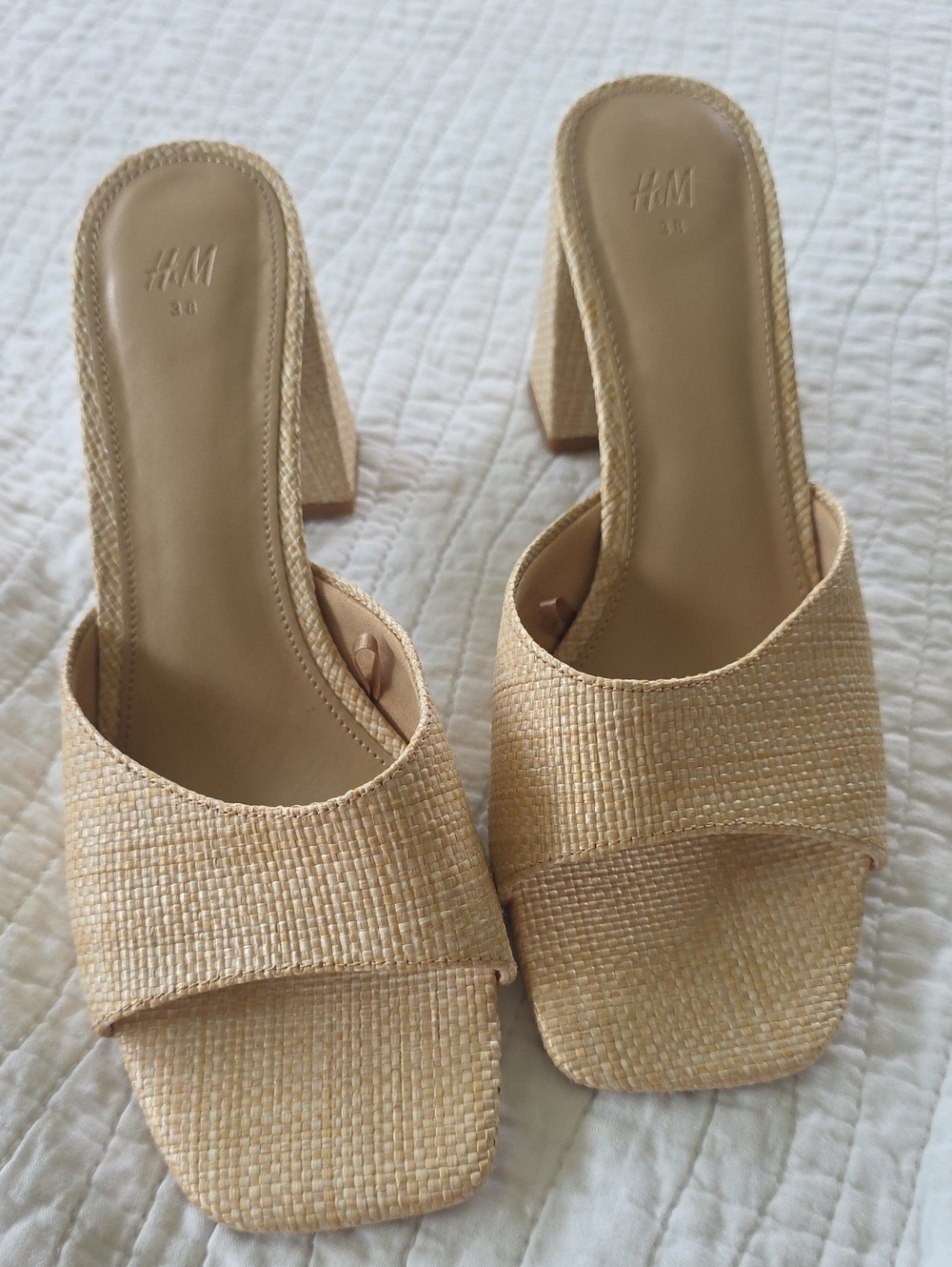 Straw Sandals Size 38 - Picture 4 of 12